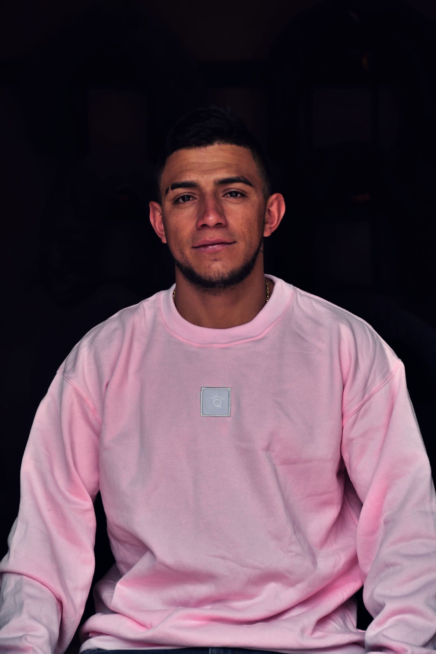 SUÉTER CREW NECK ROSA